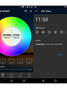Огонек OG-LDL21 LED контроллер DC 12-24В (Wi-Fi,один цвет, 5.5мм)